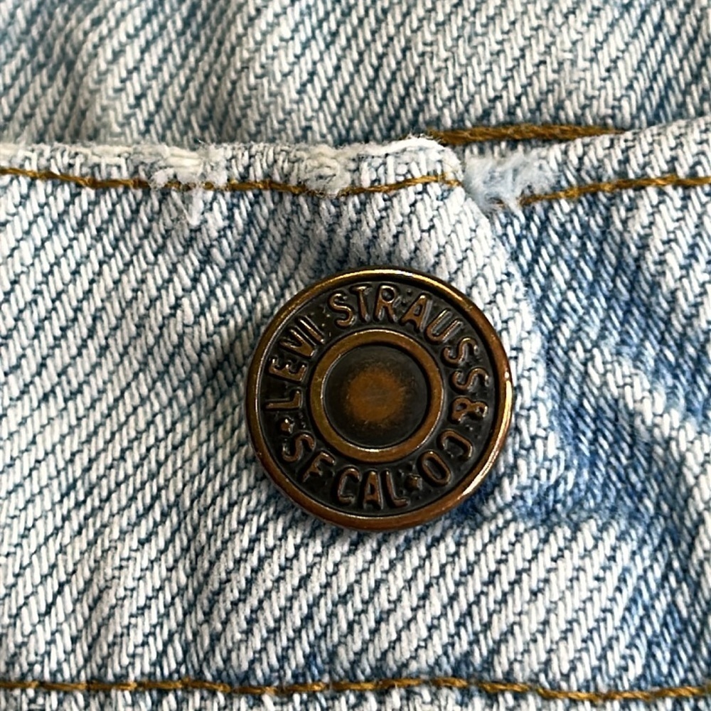 LEVI’S VINTAGE XX 80’-90s DISTRESSED 100% COTTON 505’S RED TAG TAG SZ W31 L32 - Picture 8 of 16